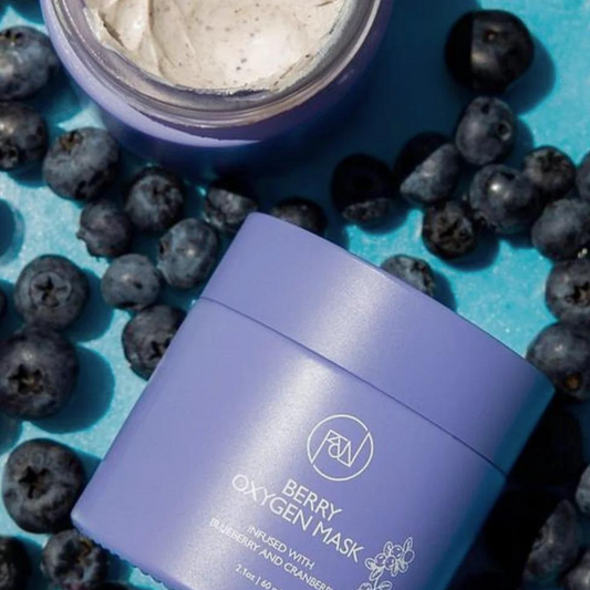 Flora & Noor Berry Oxygen Mask With Glycolic Acid